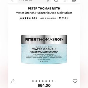 Peter Thomas Roth water French facial cream - NEW!